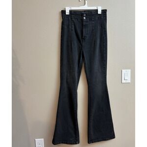 We The Free Jeans Jeans Jayde Flare Jeans Womens 31 High Rise Bell Bottom Black